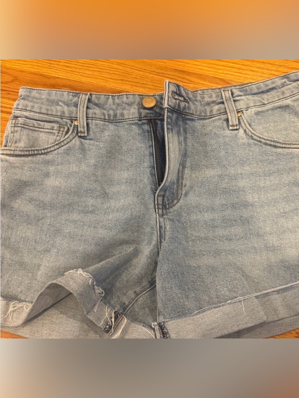 Kut from the Kloth Light Blue Jean Shorts